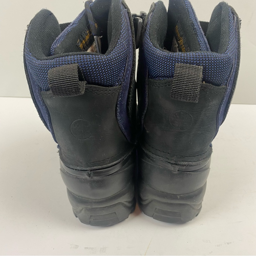 Land’s End Black Blue Waterproof Heavy-duty Lace-up Winter Snow Hiking Boots 6 - Picture 5 of 14